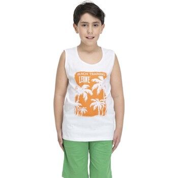 Leone 1947 Camiseta tirantes Boy Tank + Bermuda Beach para niño