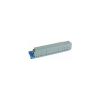 compatible yellow oki 43487709hc high capacity toner cartridge