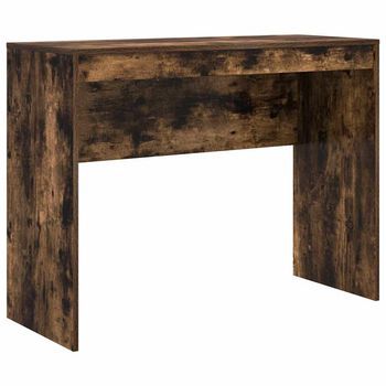Escritorio Roble Ahumado 100 X 40 X 76 Cm Vidaxl