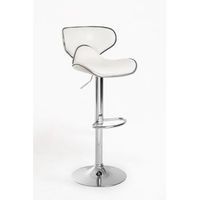 pack 4 taburetes lester de polipiel 1054536 cm - blanco