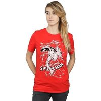 marvel camiseta web crawler para mujer
