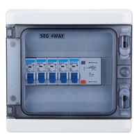 disyuntor 4 vias a prueba de agua 30ma 63a 6a 16a 32a panel distribucion
