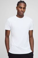 basic slim fit crew neck t-shirt blanco