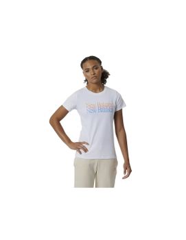 Camiseta New Balance Essentials Celebrate W White