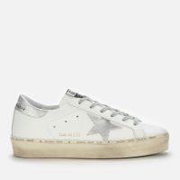 golden goose womens hi-star leather trainers - uk 6