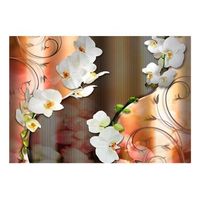papel pintado 3d - orquidea 250x175 cm