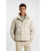boss para hombre 50547565 abrigo ocamp beige 44 casual poliester