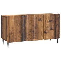 mueble de tv 99 x 345 x 52 cm madera envejecida vidaxl
