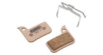 Par de pastillas de freno de metal elastico para sram red   road