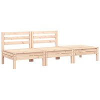sofa de jardin de 3 plazas  sofa de exterior madera maciza de pino