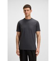 boss para hombre 50506373 camiseta con logo a contraste gris xxl casual algodon manga corta