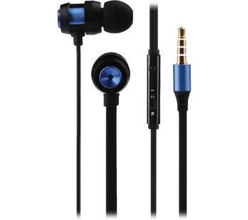 VOLKANO Alloy VK-1007-BL Earphones - Blue & Black, Blue