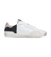 pepe jeans para hombre pms31049 zapatillas de piel lane origin blanco 41 plano ante cordones casual