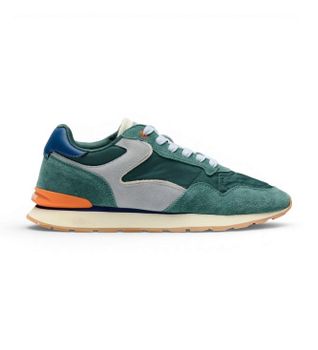 HOFF para hombre. 22602404 Zapatillas de Piel City Chroma verde (46), Plano, Ante, Cordones, Casual