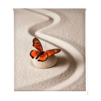 estoralis - estor enrollable translucido  estampado zen  150 x 255 cm anchoalto tamano tela 147 x 250 cm  z-4517 unico