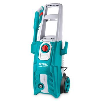 Total Tools - Hidrolimpiadora De Agua A Presión | Potencia De 1800 W | Motor De Escobillas De Carbón | Manguera De 5 M Y Cable | Presión Máxima 150 Bar | Incluye Detergente