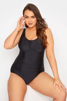 Bañador Negro Fruncidos