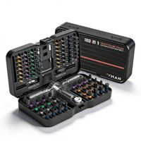 vman 2466100 en 1 juego de destornilladores multiusos con trinquete 24 en 1 puntas magneticas de acero s2 herramientas para reparacion de telefonos regalo para hombres