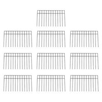 10 cercas anti-animales 50x30cm acero inox
