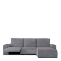 funda protectora chaise longue derecha relax  premium jaz brazo corto gris