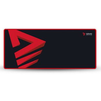 Ausavil Turbo Dynamic L Alfombrilla Gaming Negra/Roja