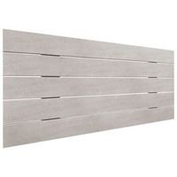 cabecero de madera reciclada dm estilo palet horizontal 105x46cm cama 105 - gris tribal