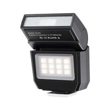 Flash Ulanzi Sl03 Mini compacto 6500K GN8 ajuste brillo carga Tipo-C