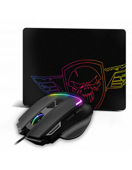 Spirit of Gamer Ratón Pro M3 RGB + Alfombrilla