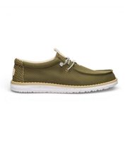 heydude para hombre hd45301 zapatillas wally mesh neutrals verde 41 tela plano cordones casual