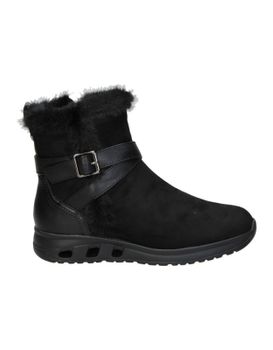 Botines Planos Amarpies Amd29413 Negros Para Mujer 36