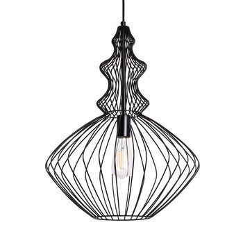 Lámpara Colgante Metal Kelsie Ii Negro