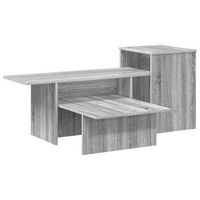 mesa consola gris sonoma 915 x 35 x 385 cm vidaxl