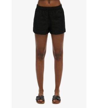 Superdry para mujer. W7110450A Short Draw negro (M), Casual, Algodón