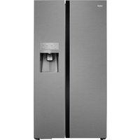 haier american-style fridge freezer silver hrf-636im6 silver