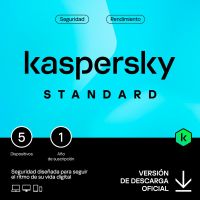 kaspersky standard anti-virus 5 dispositivos licencia digital 1 ano