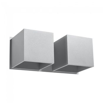 Aplique de pared quad (2 luces)
