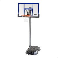 canasta baloncesto ultrarresistente lifetime altura regulable 244305 cm azul y negro