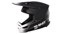 casco integral shot race raw   negro mate