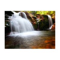 papel pintado 3d - una pequera cascada en el rio elba 200x154 cm