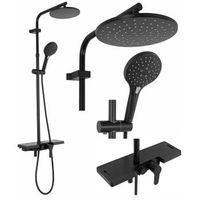 conjunto de ducha rea santos black