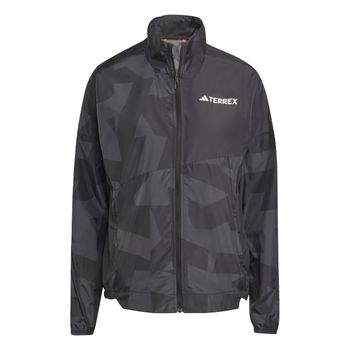 adidas Terrex MT Wind Chaqueta Para Correr Mujeres-Negro,Gris