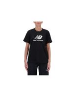 camiseta new balance sport essentials logo mujer negro