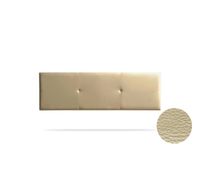 cabecero tapizado alma polipiel 115x50x5 cm - dorado - moonia