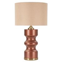 lampara de mesa de cristal marron o 405x695 cm