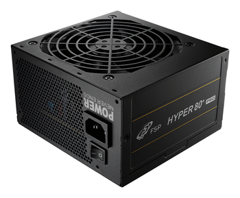 Fuente Alimentación 550W FSP HYPER 80+ PRO 550W Unidad de fuente de alimentación ATX ATX3.1 Negro 80 PLUS Bronze Non-Modular Negro