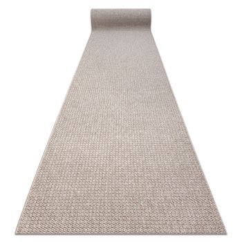 Alfombra De Pasillo Casablanca Loop Beige, Lazo, Suave - 100cm 100x1100 Cm