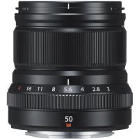 objetivo fujifilm xf 50mm f20 r wr negro 9 elementos 7 grupos 46mm milcslr