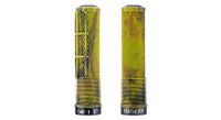 par de punos dmr deathgrip2 flange amarillo camo