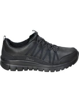 Deportivas Skechers Graceful Cozy Hug Negras Para Mujer 36