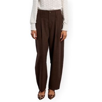 Lili Sidonio Pantalones Trousers RL763 - Brown para mujer